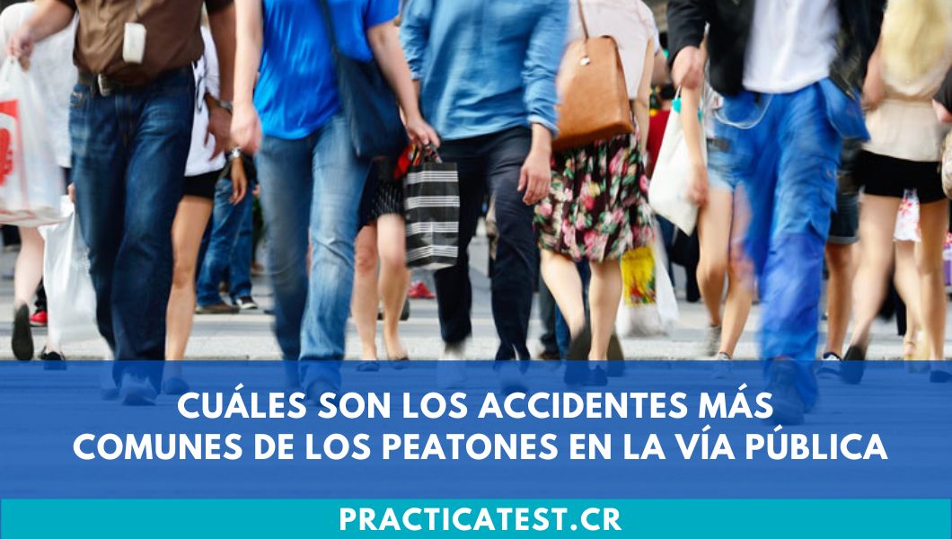 Cuáles son los accidentes más comunes de los peatones en la Vía Pública