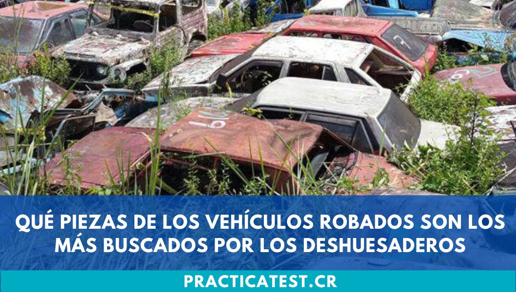 Qué piezas de los vehículos robados son los más buscados por los deshuesaderos