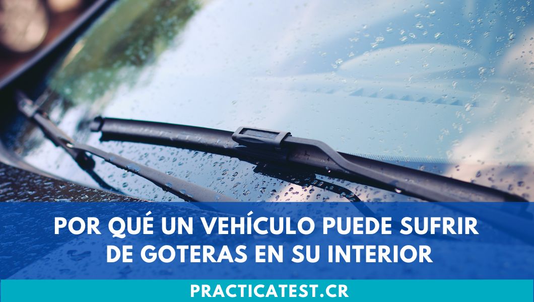 Por qué un vehículo puede sufrir de goteras en su interior