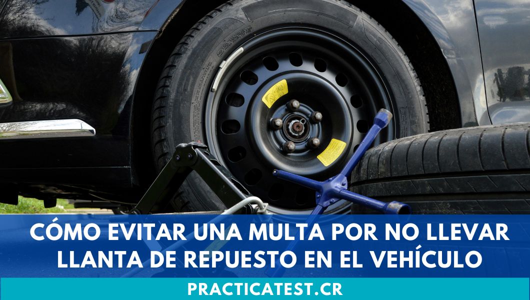 Cómo evitar una multa por no llevar llanta de repuesto en el vehículo