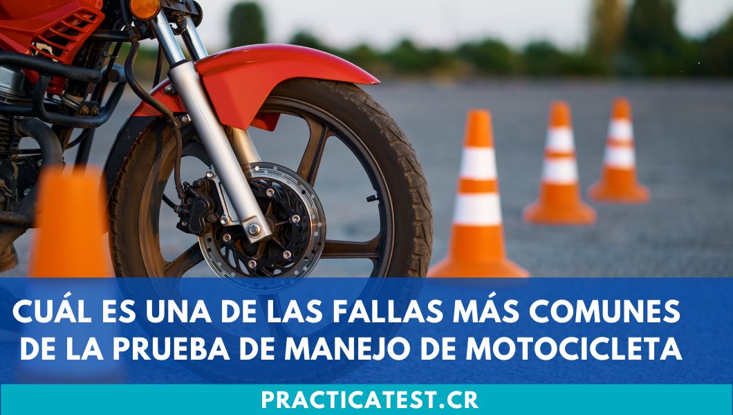 Cuál es una de las fallas más comunes de la prueba de manejo de motocicleta