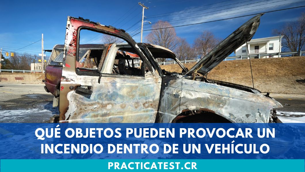 Qué objetos pueden provocar un incendio dentro de un vehículo
