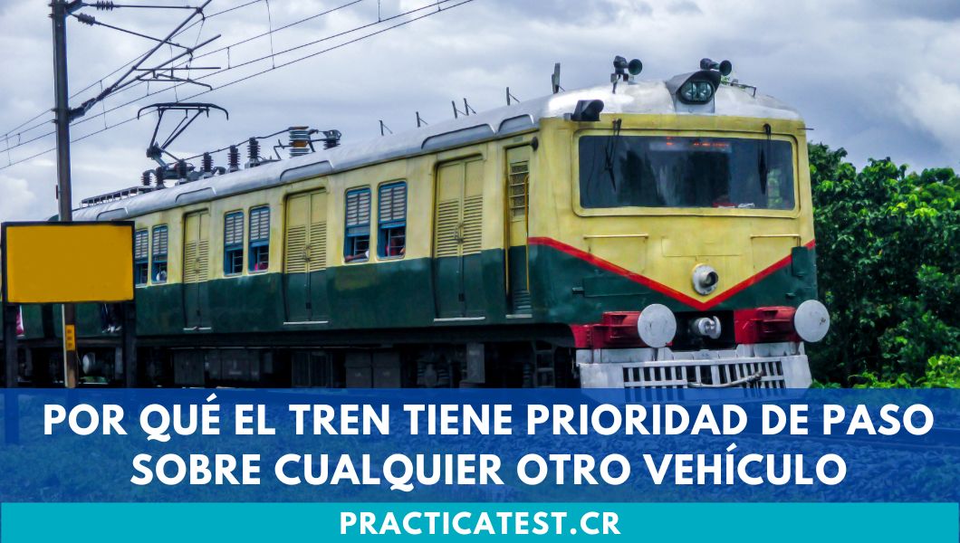 Por qué el tren tiene prioridad de paso sobre cualquier otro vehículo