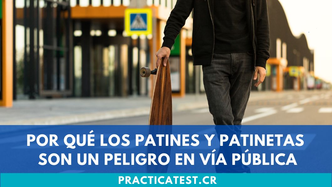 Por qué los patines y patinetas son un peligro en Vía Pública